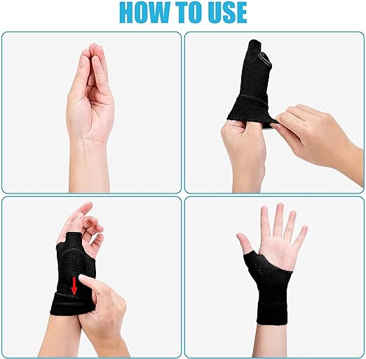Gel Thumb & Wrist Support Brace – Relief for Tenosynovitis, Carpal Tunnel & Arthritis