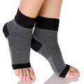 Venaflow compression ankle sleeves providing targeted support for plantar fasciitis, Achilles tendonitis, ankle pain, swelling and everyday foot comfort.